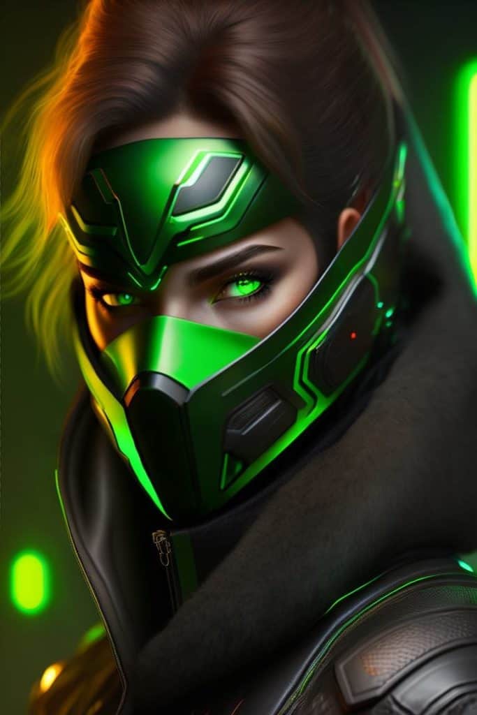 image of female vigilante
