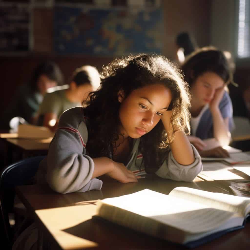 image of girl in classroom